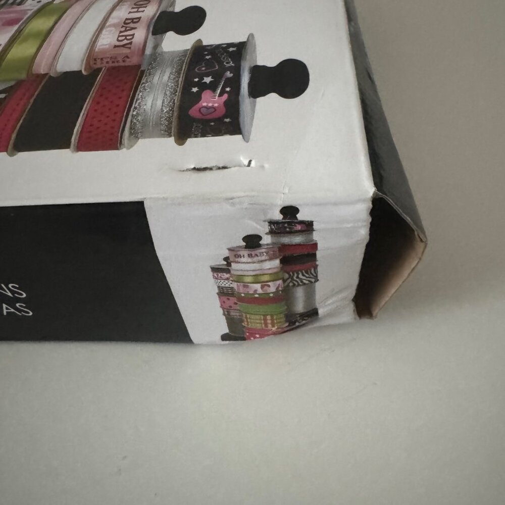 New Offray Ribbon Carousel Ribbon Holder New with Box Damage - Picture 6 of 14